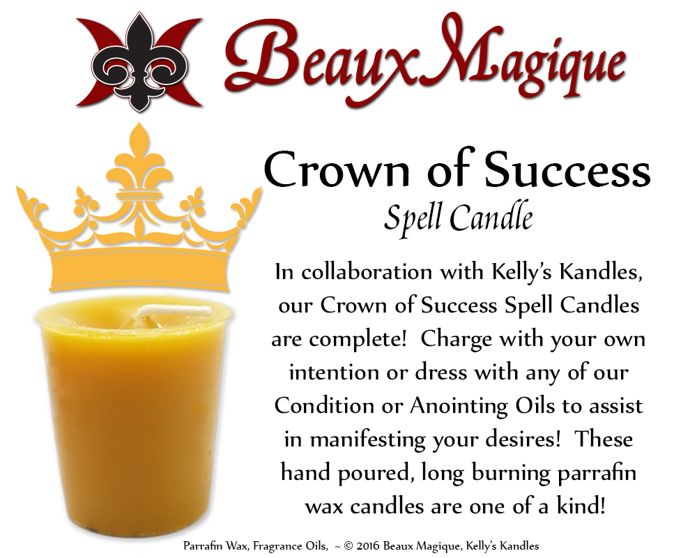 Crown of Success Spell Candle Beaux Magique